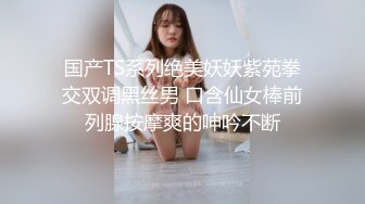 国产TS系列绝美妖妖紫苑拳交双调黑丝男 口含仙女棒前列腺按摩爽的呻吟不断