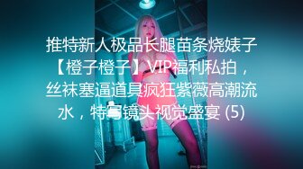 推特新人极品长腿苗条烧婊子【橙子橙子】VIP福利私拍，丝袜塞逼道具疯狂紫薇高潮流水，特写镜头视觉盛宴 (5)