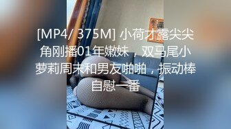 [MP4/ 375M] 小荷才露尖尖角刚播01年嫩妹，双马尾小萝莉周末和男友啪啪，振动棒自慰一番