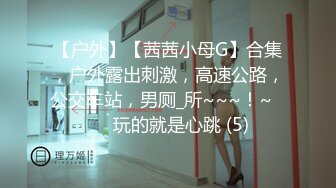 【户外】【茜茜小母G】合集，户外露出刺激，高速公路，公交车站，男厕_所~~~！~✨✨✨玩的就是心跳 (5)