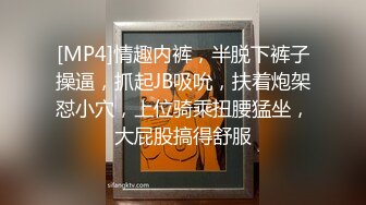 [MP4]情趣内裤，半脱下裤子操逼，抓起JB吸吮，扶着炮架怼小穴，上位骑乘扭腰猛坐，大屁股搞得舒服