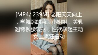 [MP4/ 239M] 老阳天天向上，学舞蹈的兼职小姐姐，美乳翘臀柳腰轻摆，性欲暴起主动女上疯狂扭动