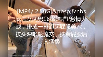 [MP4/ 2.56G]&nbsp;&nbsp;三女两男18嫩妹群P激情大战，排成一排翘起屁股美穴，按头深喉轮流交，扶着屁股后入猛操