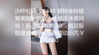 [MP4]STP28448 模特身材翘臀美腿小姐姐！性感连体黑网袜！振动棒磨蹭肥穴，翘屁股极度诱惑，从后面震动小穴 VIP0600