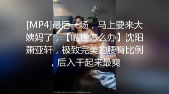 [MP4]最后一场，马上要来大姨妈了，【嘴馋怎么办】沈阳萧亚轩，极致完美的腰臀比例，后入干起来最爽