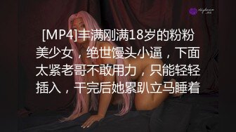 [MP4]丰满刚满18岁的粉粉美少女，绝世馒头小逼，下面太紧老哥不敢用力，只能轻轻插入，干完后她累趴立马睡着