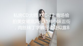 私房CD大师 KFC-12 商场偷拍美女裙底风光精神小妹逛街，肉丝袜丁字裤扭动疑似露B