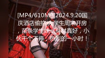 [MP4/610MB]2024.9.20国庆酒店偷拍 大学生周末开房，苗条学生妹，身材真好，小伙干个不停，热烈的一小时！