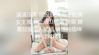 逼逼没毛 屁股很大 瓜子脸美女主播 床上假JJ插逼 骑乘 撅着屁股后入式插 快速抽插呻吟 非常精彩