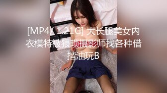 [MP4/ 1.21G] 大长腿美女内衣模特被猥琐摄影师找各种借揩油玩B