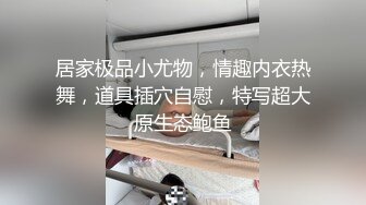 居家极品小尤物，情趣内衣热舞，道具插穴自慰，特写超大原生态鲍鱼