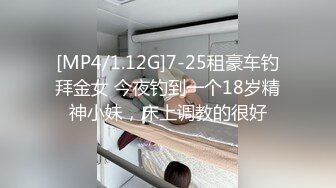 [MP4/1.12G]7-25租豪车钓拜金女 今夜钓到一个18岁精神小妹，床上调教的很好