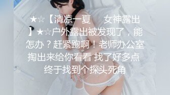 ★☆【清凉一夏❤️女神露出】★☆户外露出被发现了，能怎办？赶紧跑啊！老师办公室掏出来给你看看 找了好多点 终于找到个探头死角