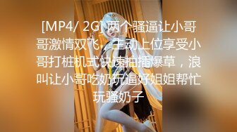 [MP4/ 2G] 两个骚逼让小哥哥激情双飞，主动上位享受小哥打桩机式快速抽插爆草，浪叫让小哥吃奶玩逼好姐姐帮忙玩骚奶子