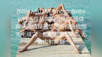 [MP4/ 902M]&nbsp;&nbsp;性感极品御姐蜜桃CC连体网袜激情操逼，超近视角抽插无毛骚穴，翘起屁股后入，无套内射爽翻