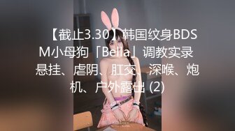 ✨【截止3.30】韩国纹身BDSM小母狗「Bella」调教实录 悬挂、虐阴、肛交、深喉、炮机、户外露出 (2)