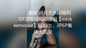 ⚫️⚫️最新10月无水印福利，OF顶级绿帽癖情侣【mickeemouse】私拍③，3P6P集体大乱交