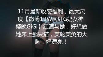 11月最新收费福利，最大尺度【微博19W网红G奶女神 樱晚GiGi】红酒与她，好想做她床上那只猫，美轮美奂的大胸，好漂亮！